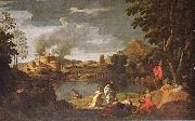 Nicolas Poussin Orpheus und Eurydike oil painting